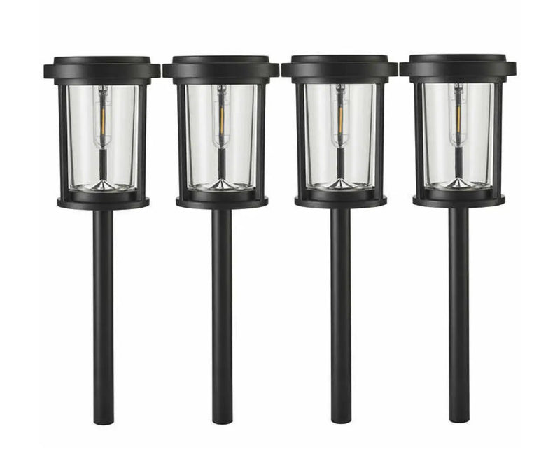 SmartYard Vintage LED Bulb - Solar Pathway Light Set of 4 by Outdoor Solar Outlet