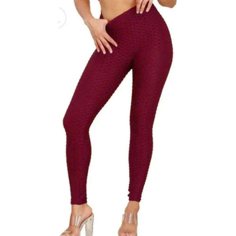 Women Leggings Anti-Cellulite High Waist Push Up Yoga Pants TikTok Butt Lift by Selzalot