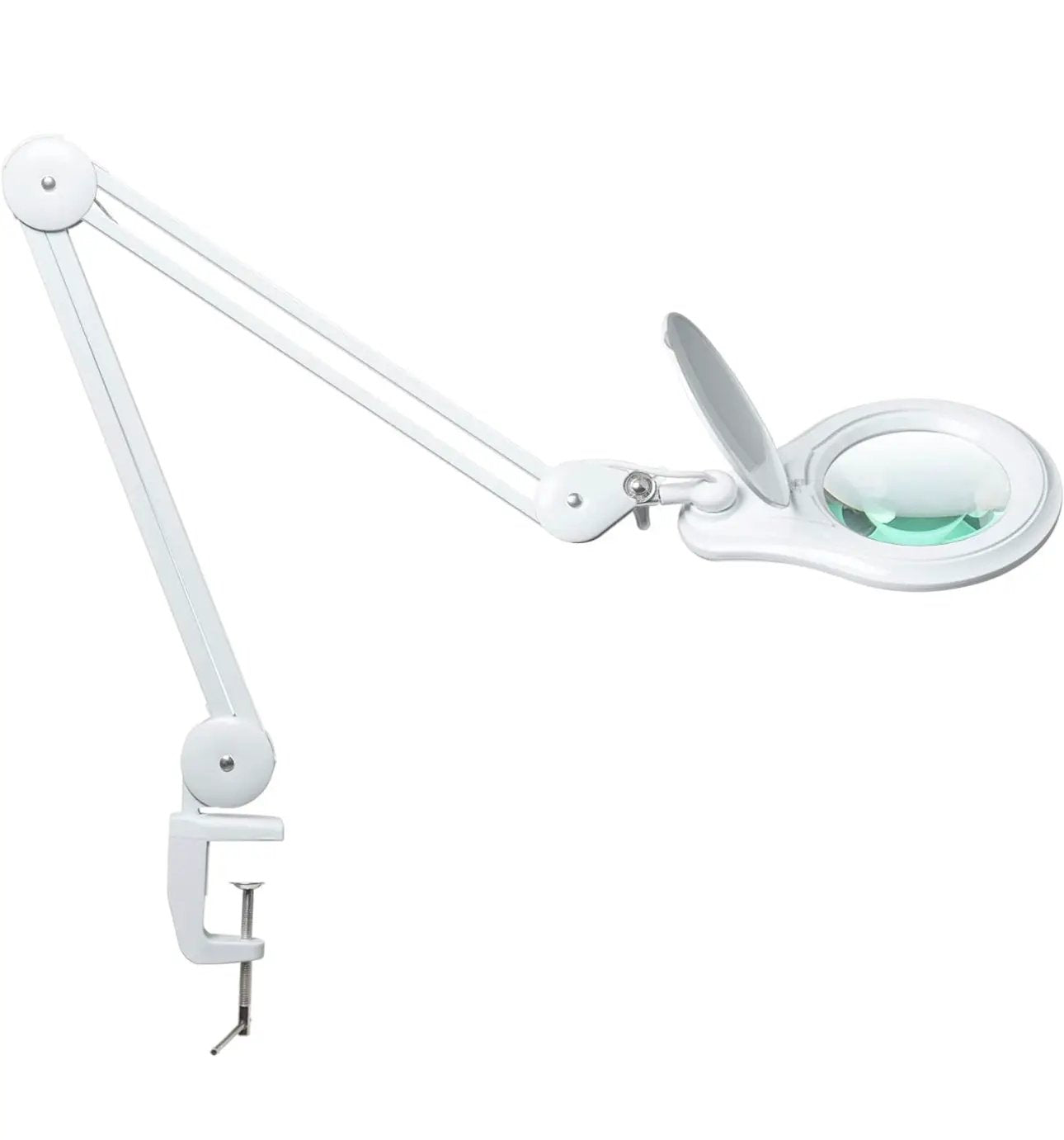5X PRO XL Magnifying Desk Clamp Lamp – With Bright LED Light by Outdoor Solar Outlet
