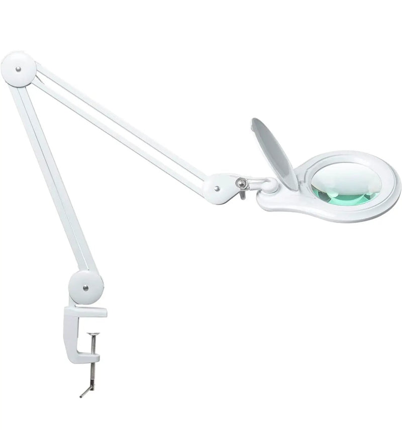 5X PRO XL Magnifying Desk Clamp Lamp – With Bright LED Light by Outdoor Solar Outlet