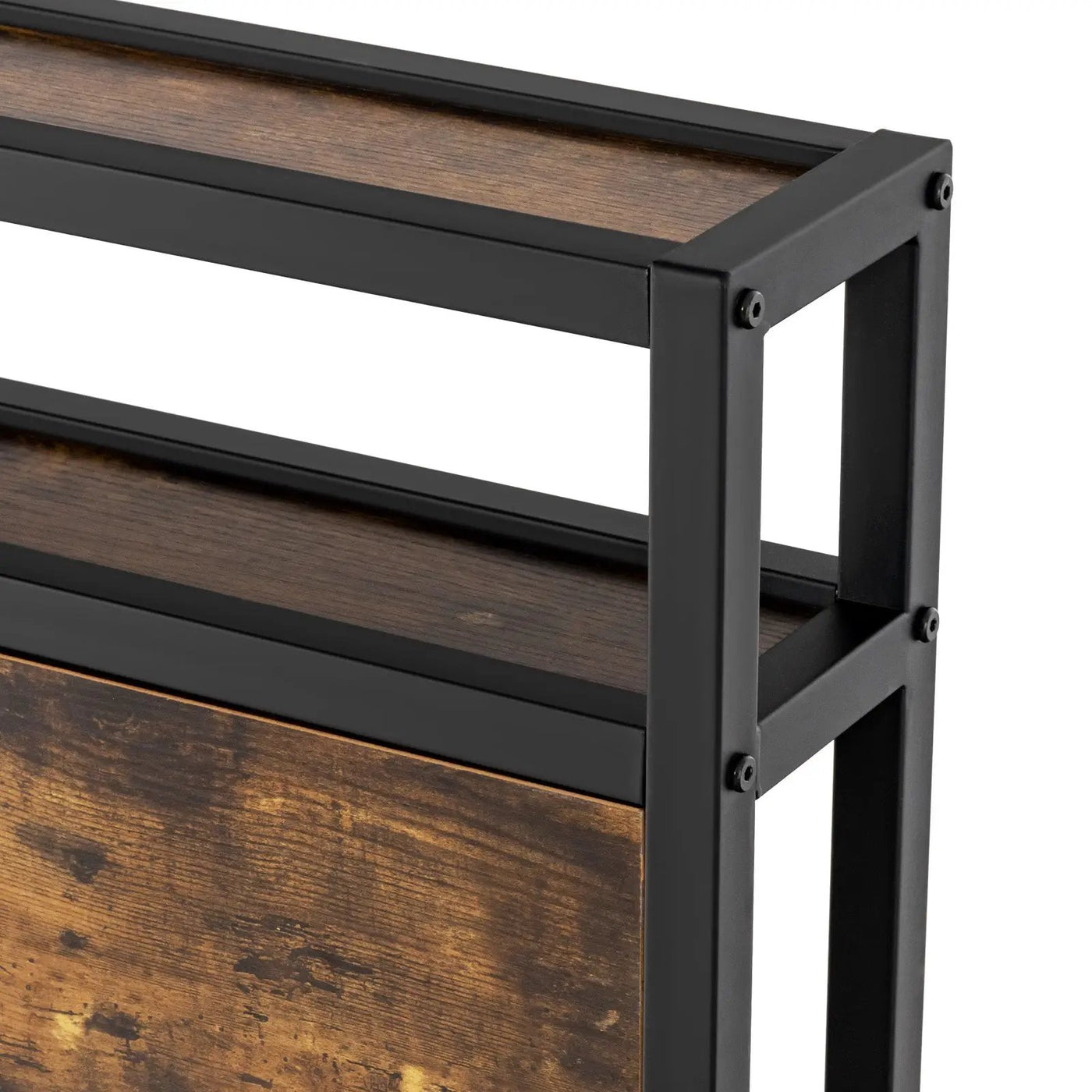 Twin/Full/Queen Bed Frame with Storage Headboard and Charging Station by DirectDeals