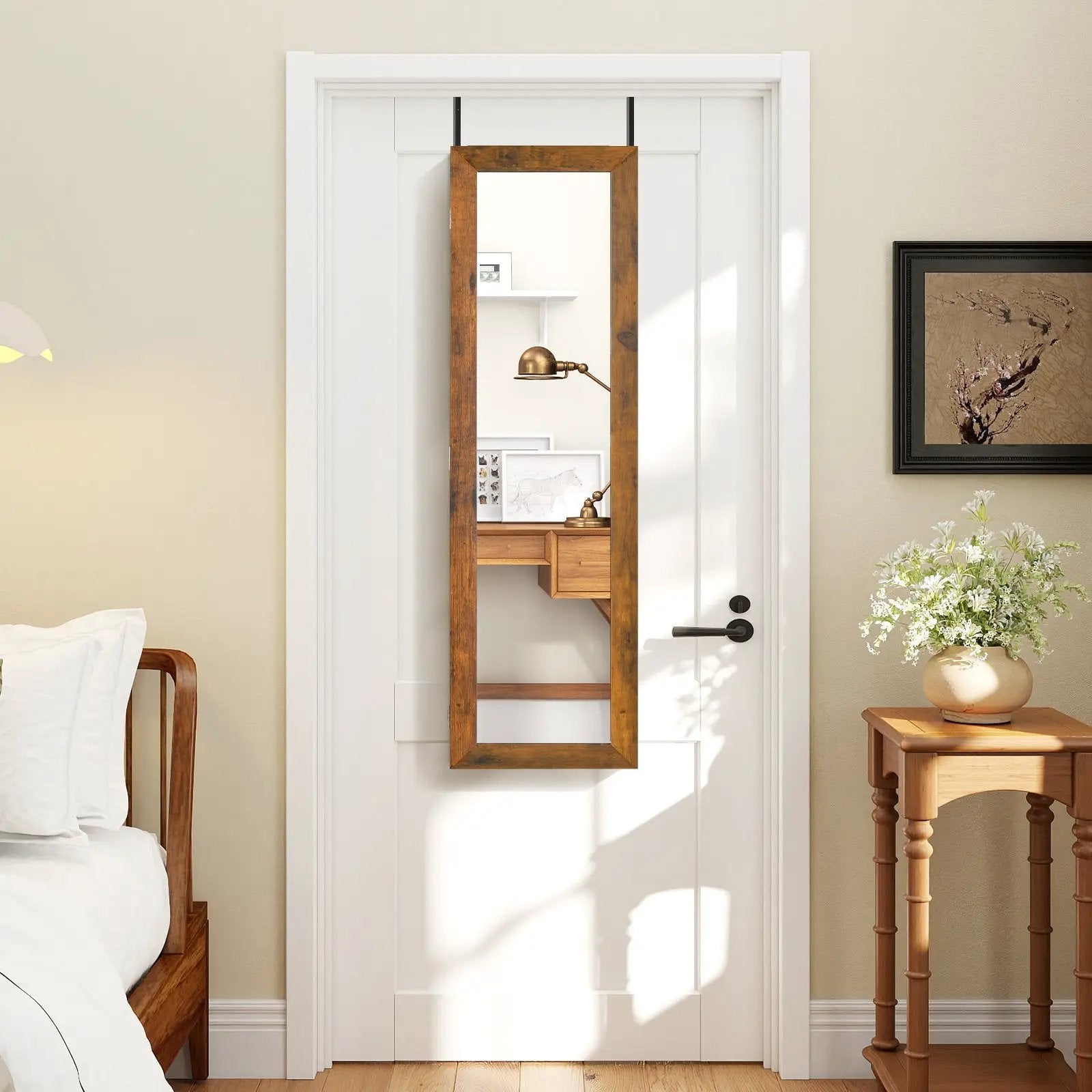 Jewelry Cabinet Wall or Door Mounted Jewelry Armoire Modern Hanging Jewelry Organizer by DirectDeals