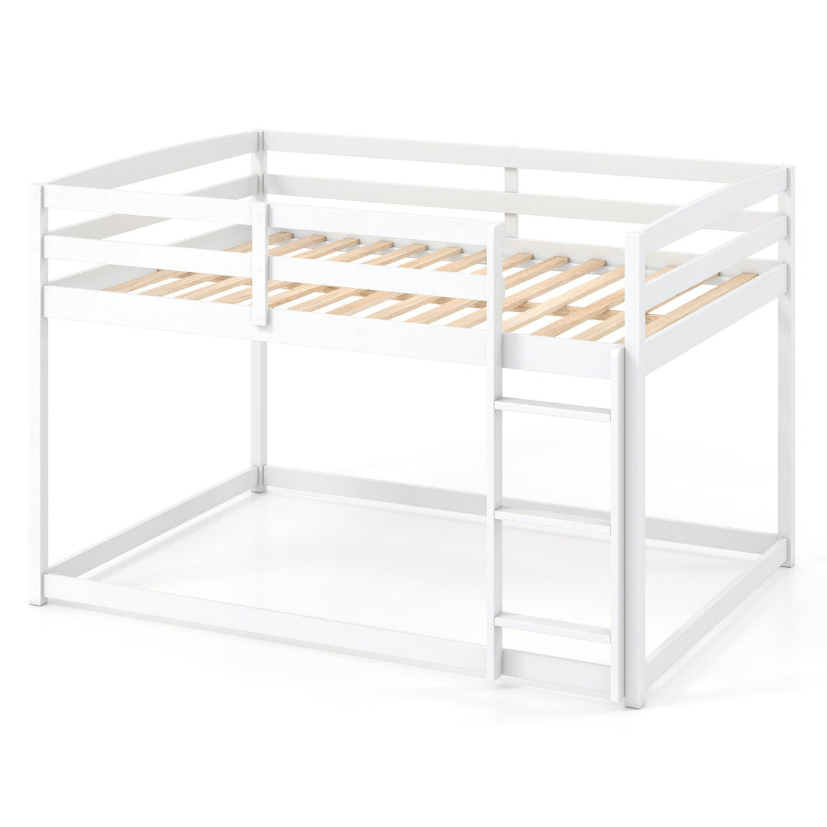 Full Over Full Bunk Bed with Ladder and Safety Guardrails, photo 3 of 10
