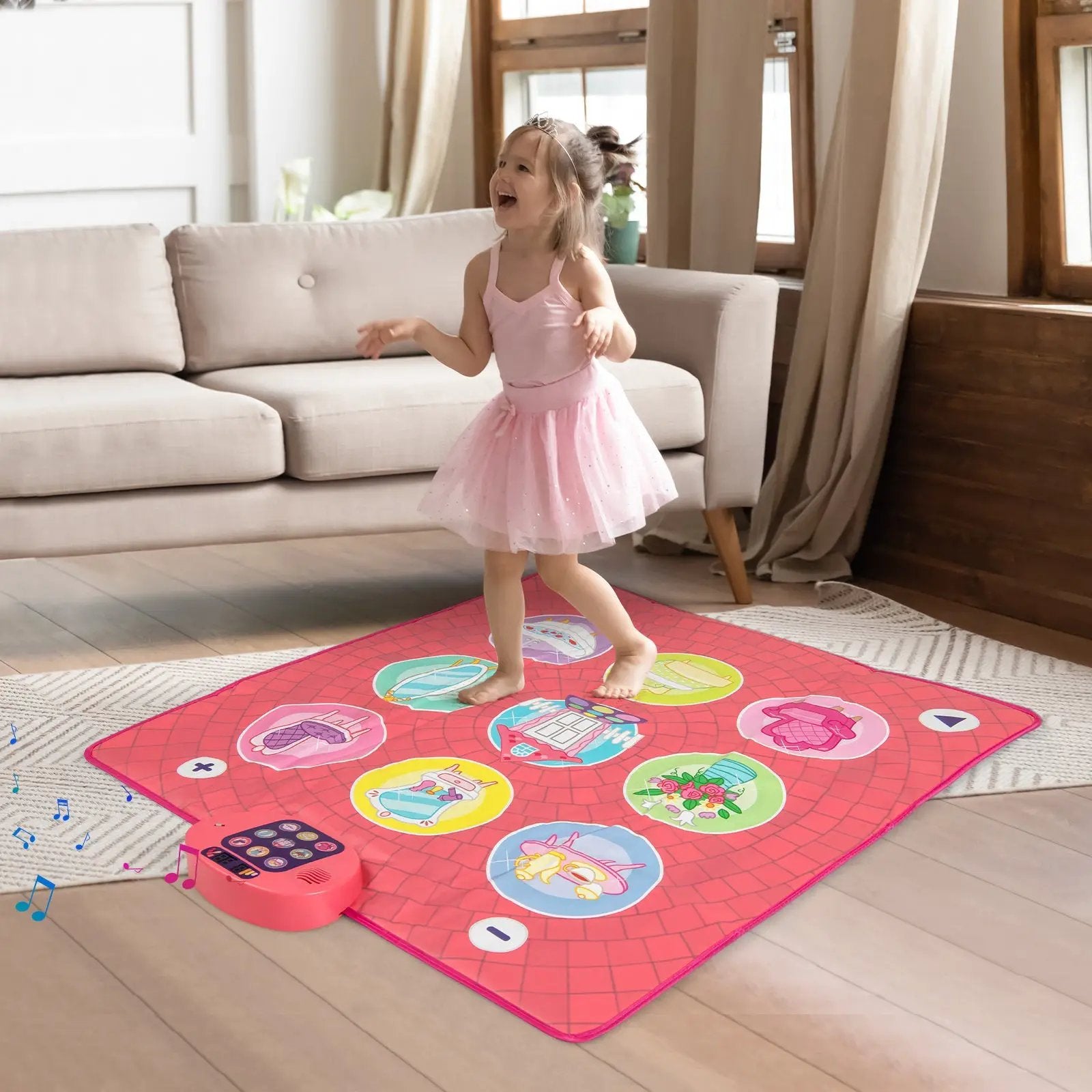 Fun Dance Mat for Kids Dance Pad Game Toy by DirectDeals