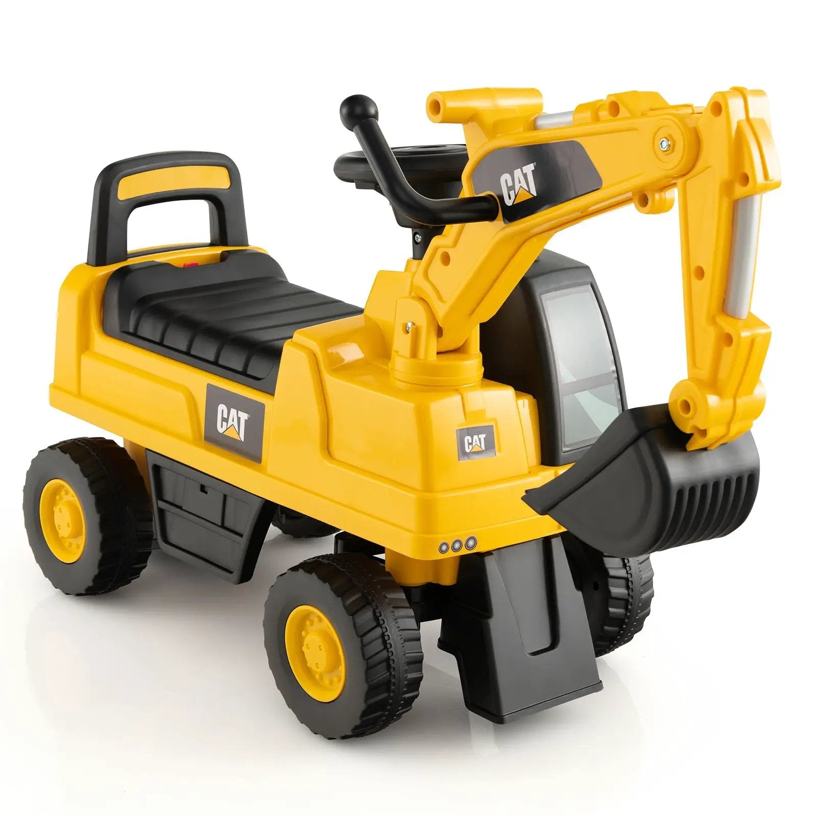 Licensed Caterpillar Kids Ride-On Digger-Yellow by DirectDeals