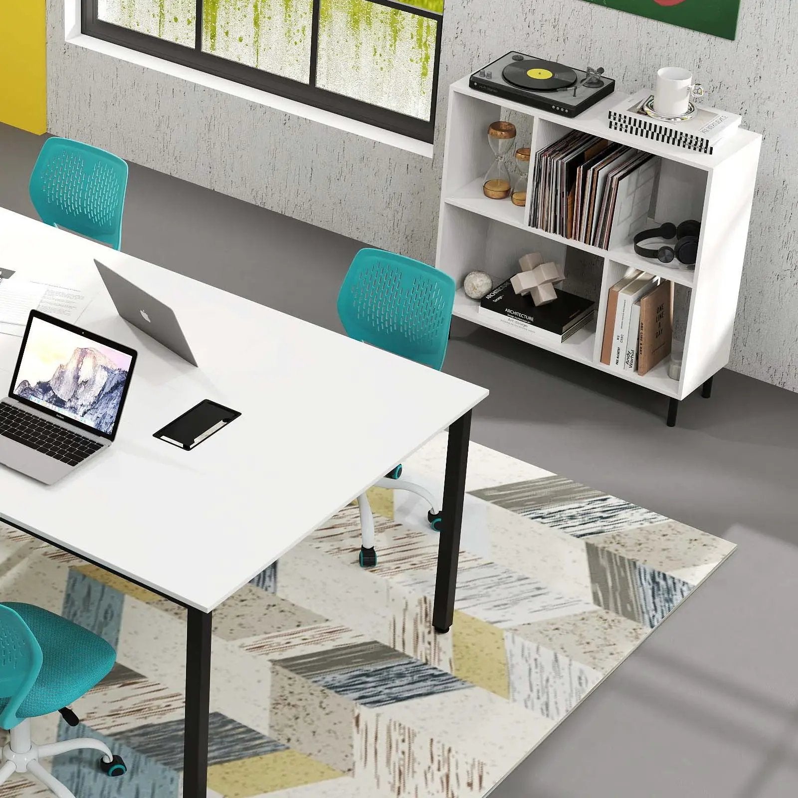 Functional Office Furniture Package with Storage and Comfortable Seating by DirectDeals