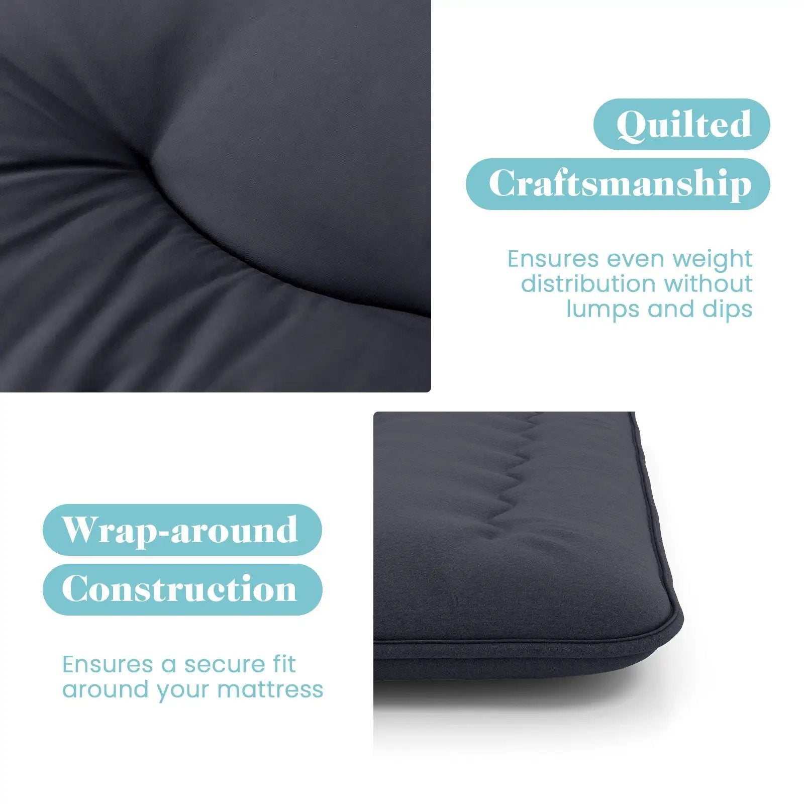 Futon Mattress with Washable Cover and Foldable Mat by DirectDeals
