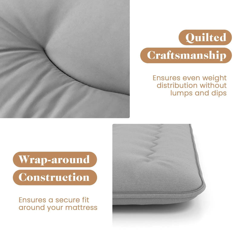 Futon Mattress with Washable Cover and Carry Bag by DirectDeals