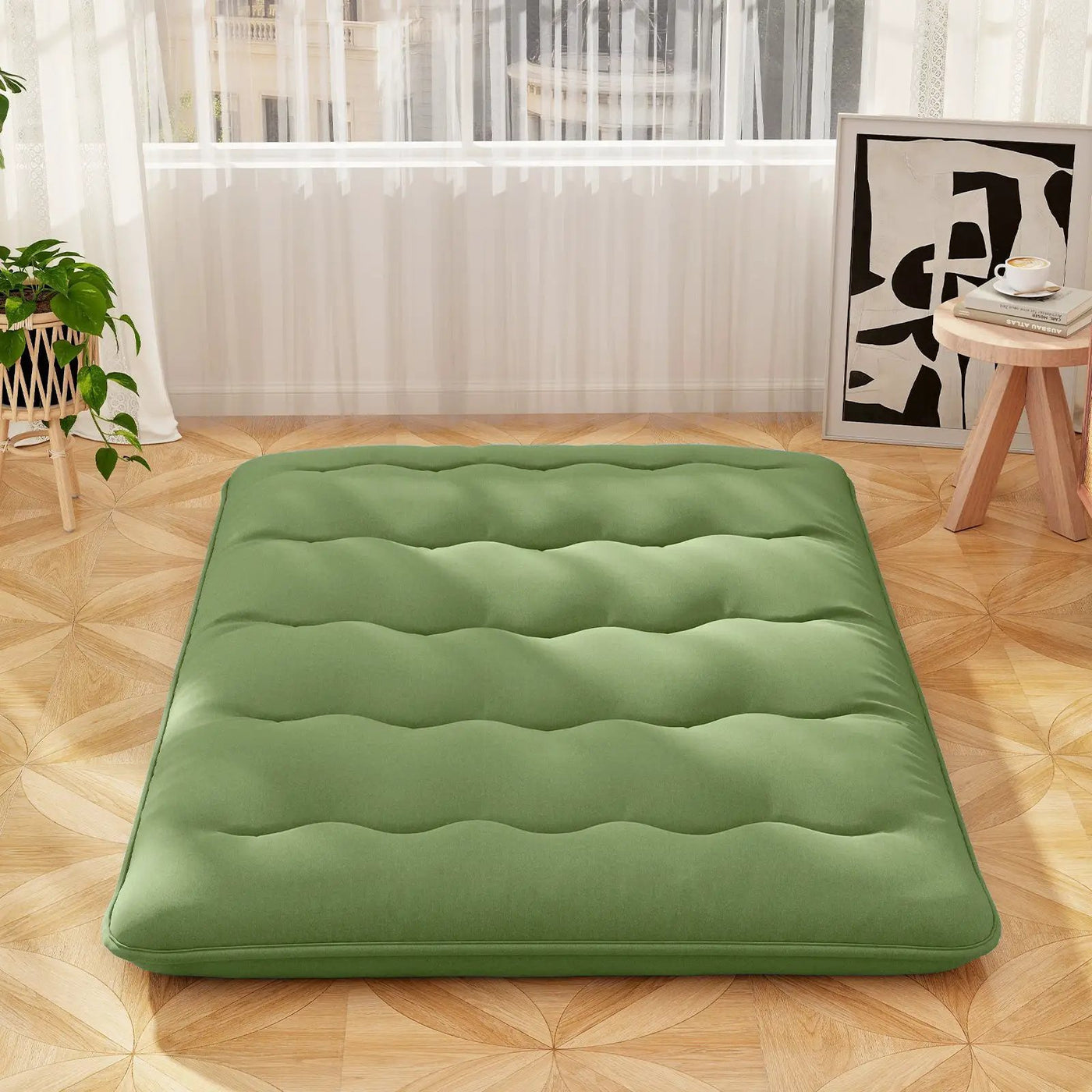 Floor Mattress with Washable Cover and Carry Bag by DirectDeals