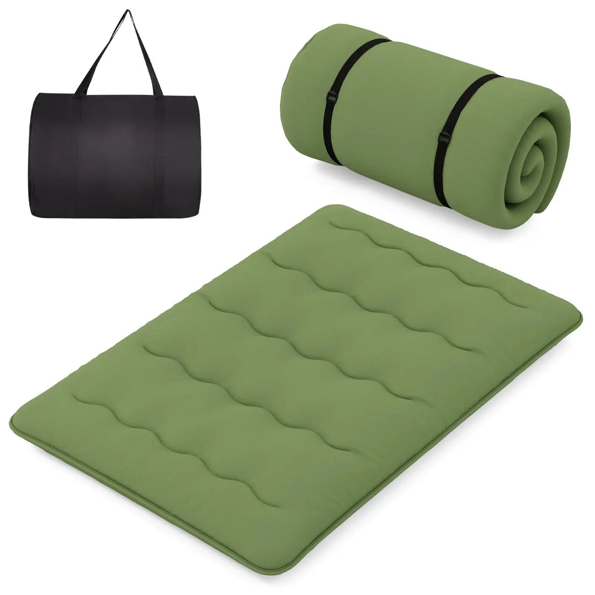 Floor Mattress with Washable Cover and Carry Bag by DirectDeals