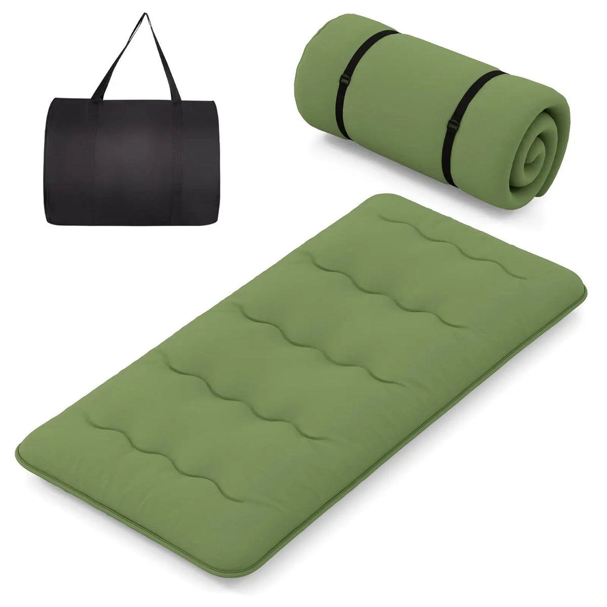 Floor Mattress with Washable Cover and Carry Bag by DirectDeals