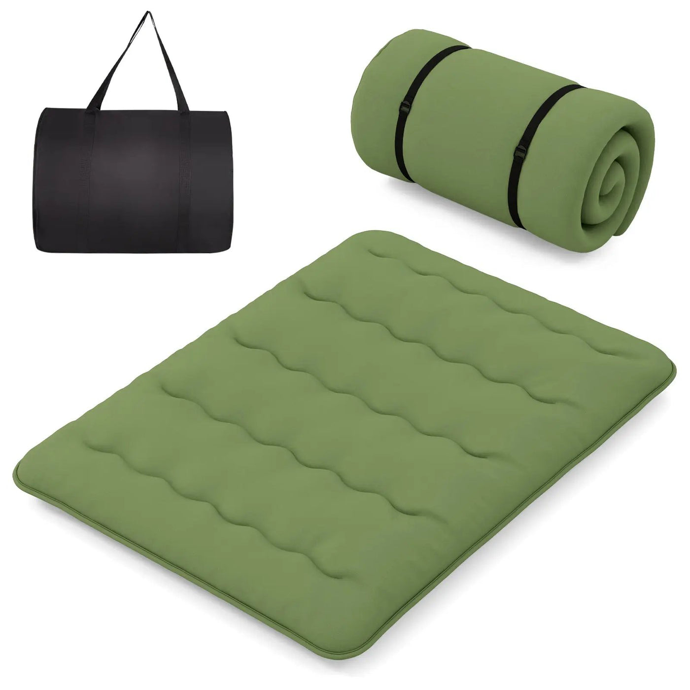 Floor Mattress with Washable Cover and Carry Bag by DirectDeals