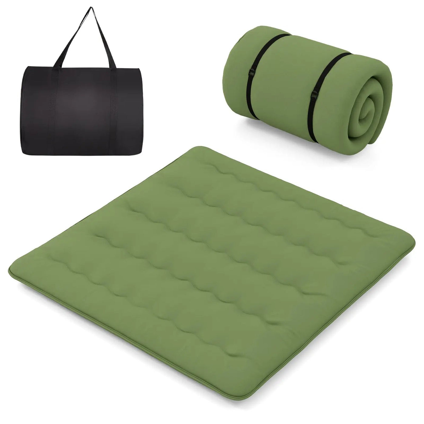 Floor Mattress with Washable Cover and Carry Bag by DirectDeals