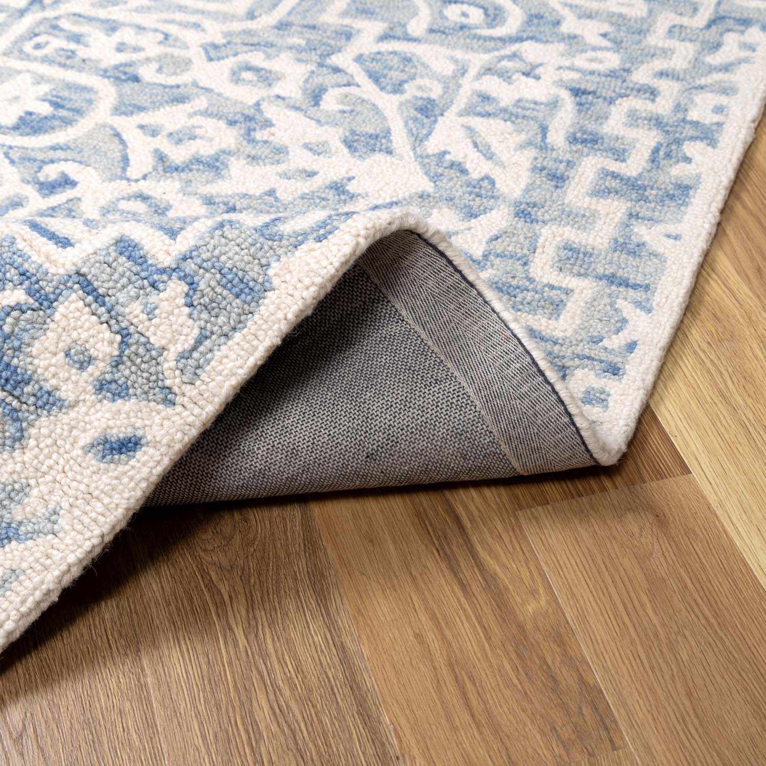 Gagebrook Blue Wool Area Rug by Boutique Rugs