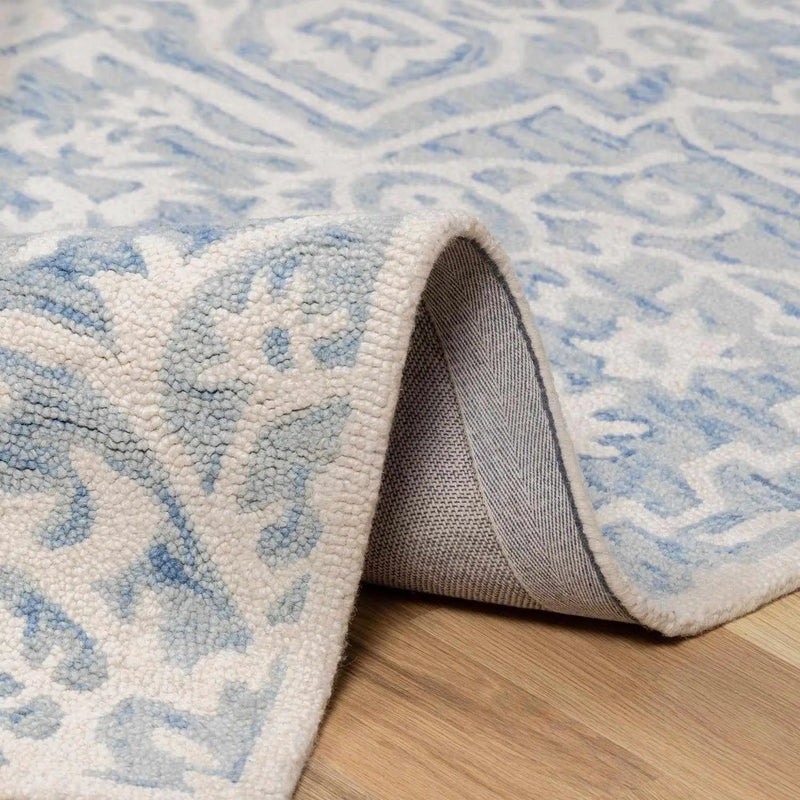 Gagebrook Blue Wool Area Rug by Boutique Rugs