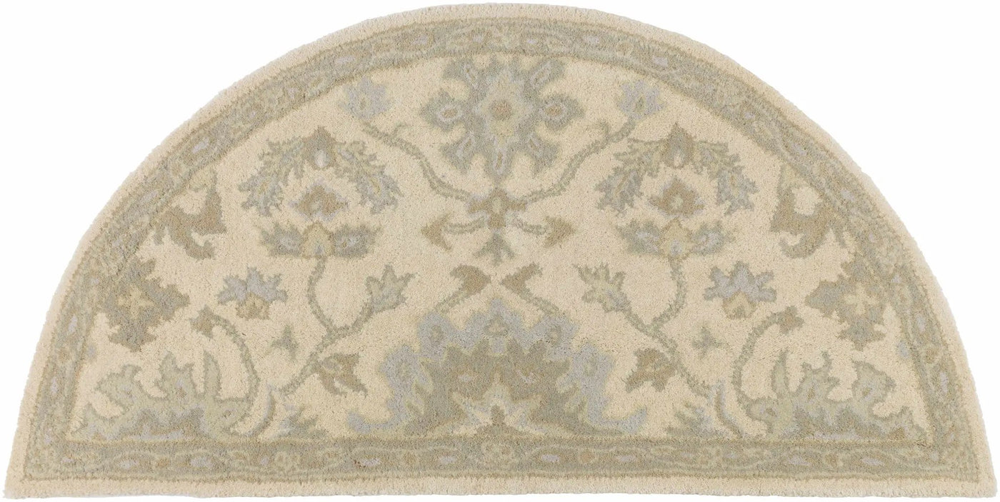 Hazen 1197 Hand Tufted Light Beige Wool Rug by Boutique Rugs