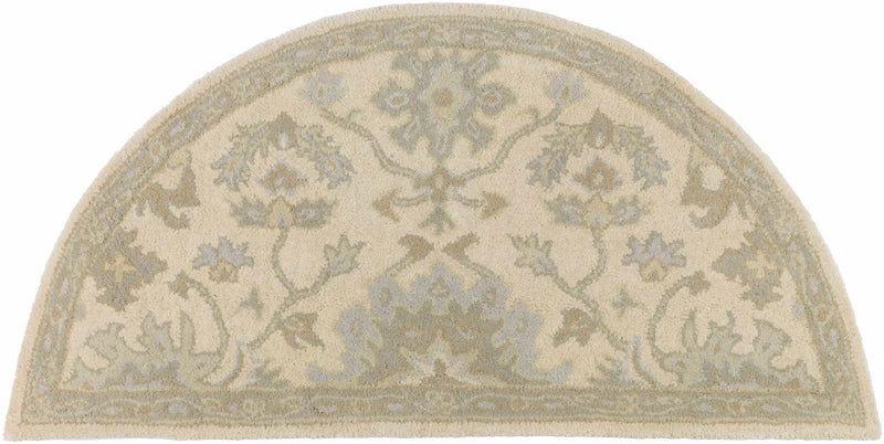 Hazen 1197 Hand Tufted Light Beige Wool Rug by Boutique Rugs