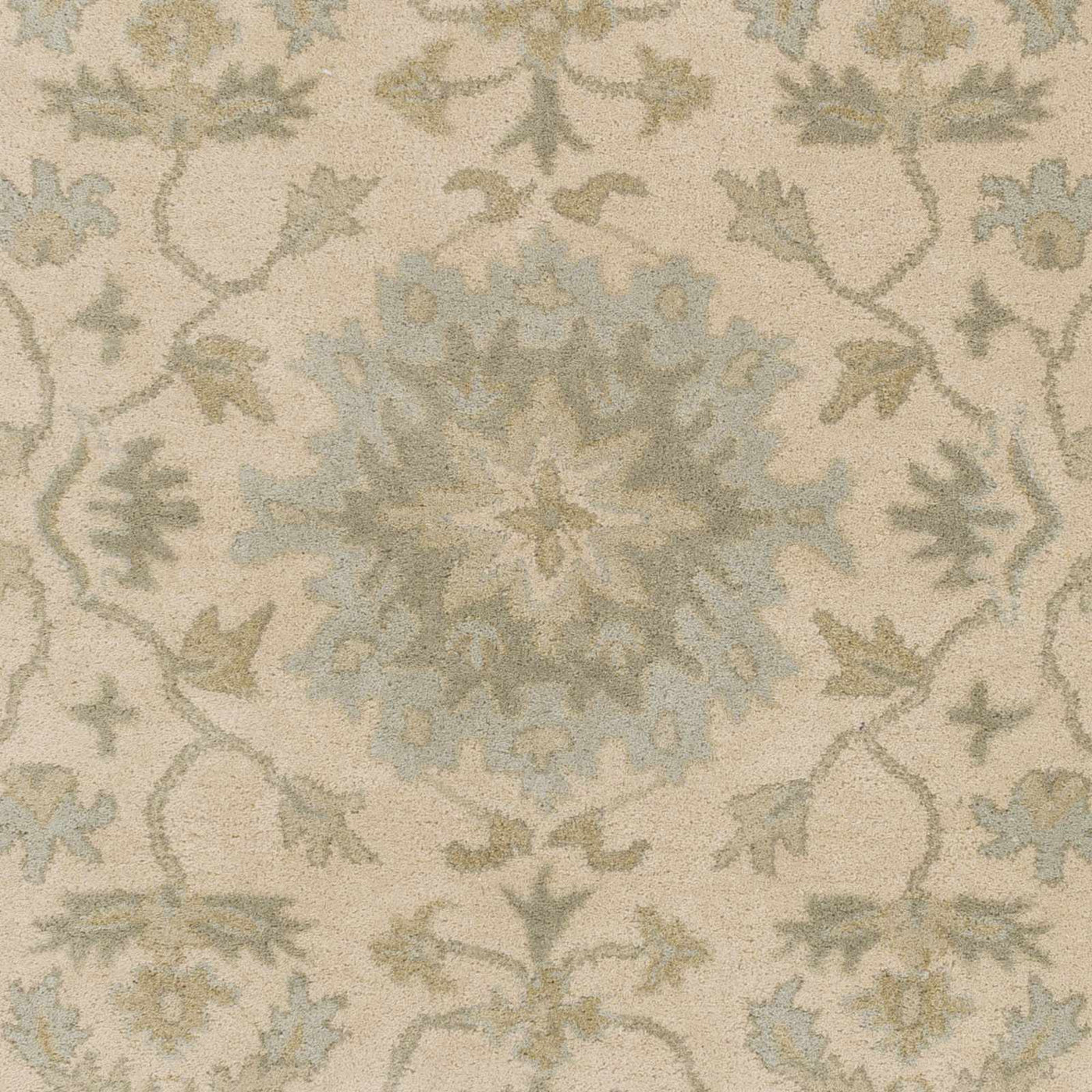 Hazen 1197 Hand Tufted Light Beige Wool Rug by Boutique Rugs