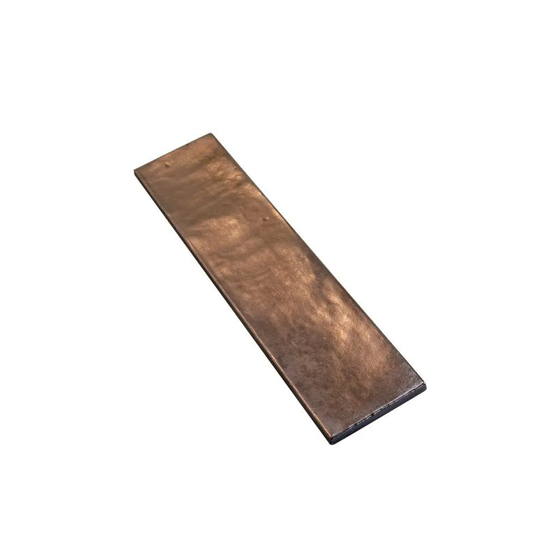 Bronze 2.5x10 Matte Ceramic Subway Tile (30 pack, 5.06 sq ft/case) by Apollo Tile