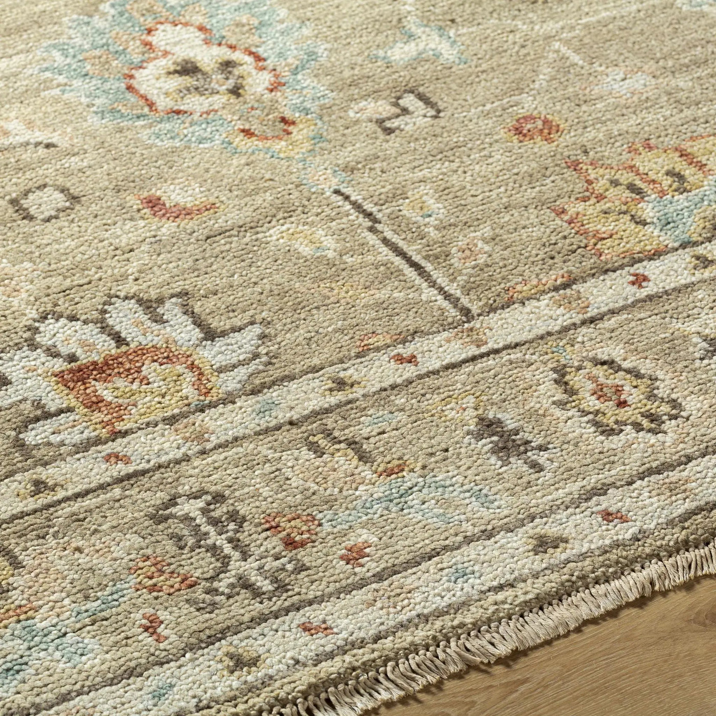 Gammad Hand Knotted Wool Area Rug - Clearance by Boutique Rugs