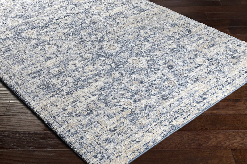 Talihina Denim Damask Area Rug by Boutique Rugs