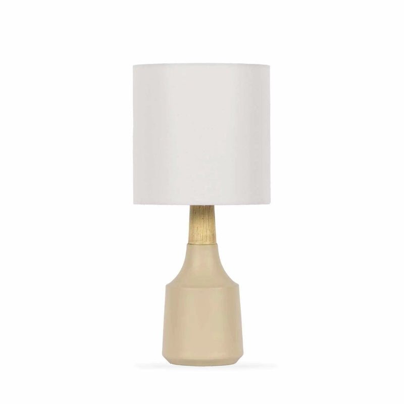Gattaran Ivory & White Table Lamp by Boutique Rugs