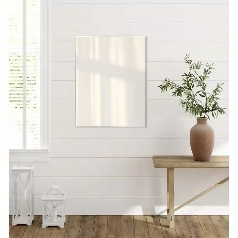 36-in x 30-in Flush Mount Bathroom Wall Mirror - Hang Vertically or Horizontally by HomePacific