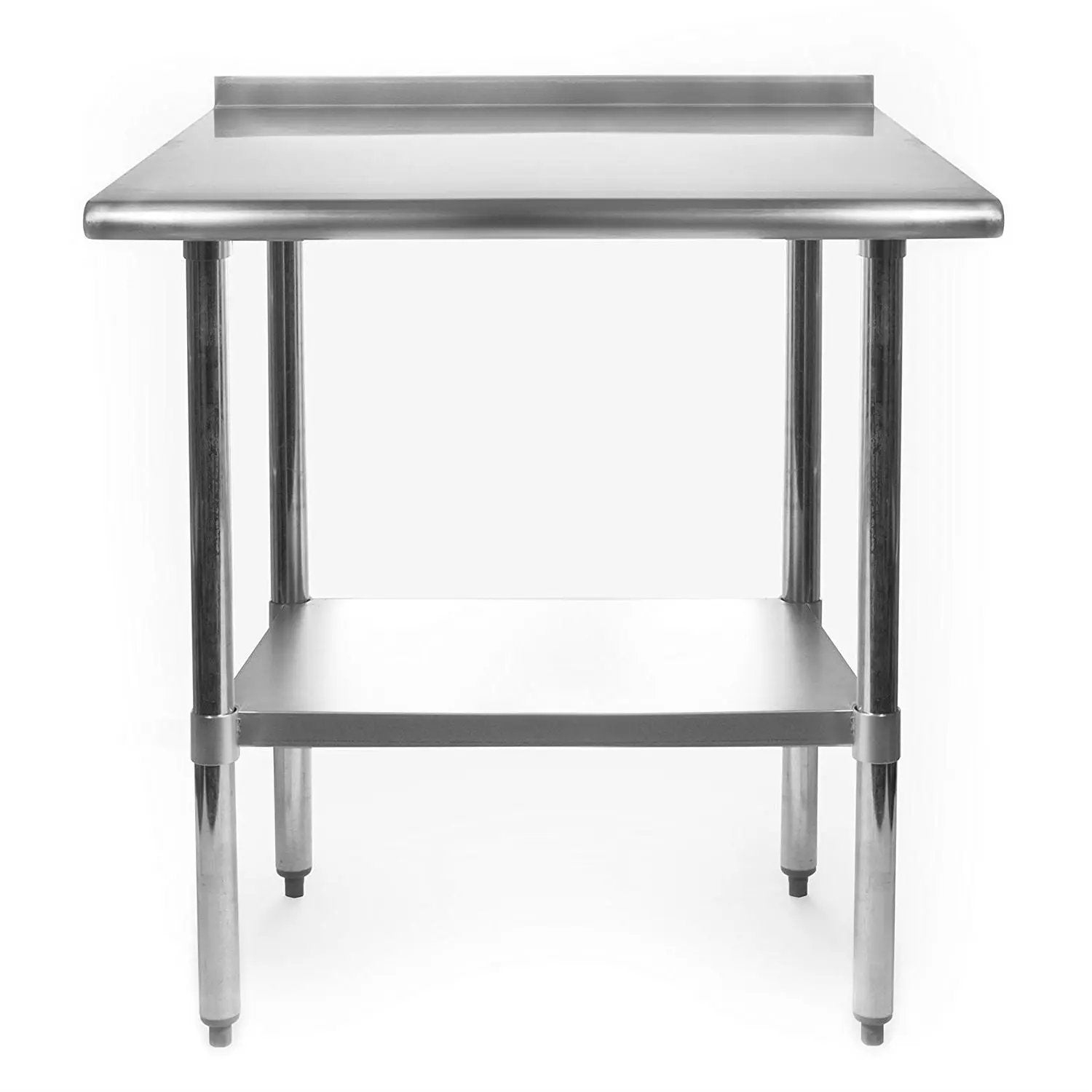 Heavy Duty 30 x 24 inch Stainless Steel Restaurant Kitchen Prep Work Table with Backsplash by HomePacific