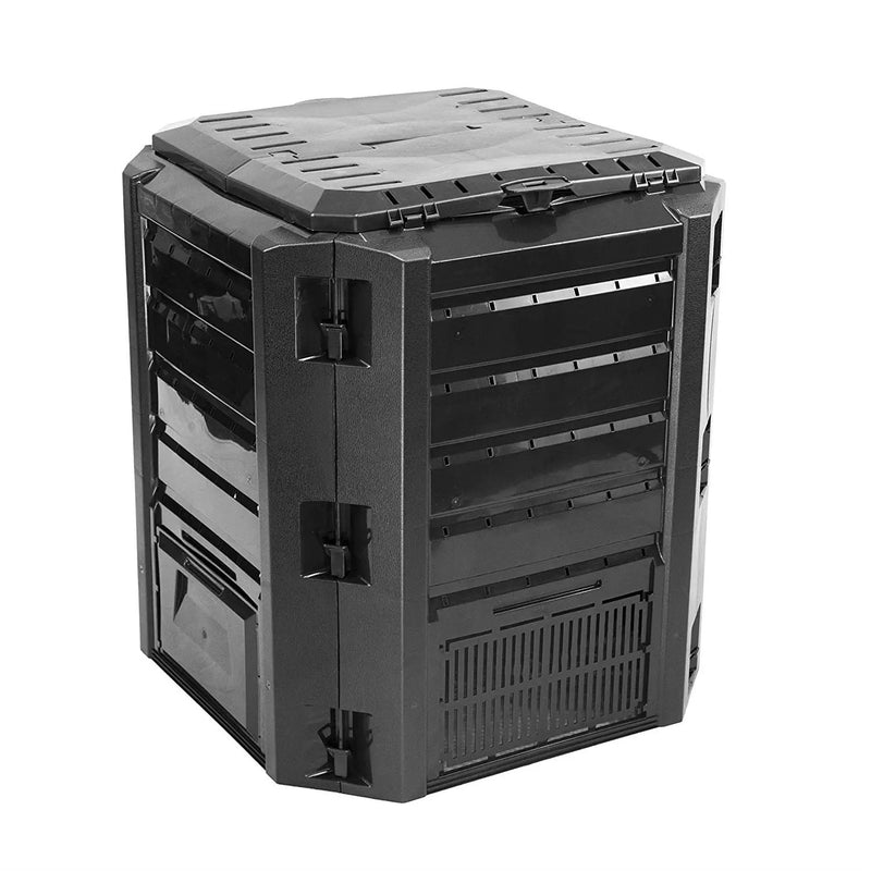 Black Composter 100-Gallon Compost Bin for Home Composting by HomePacific