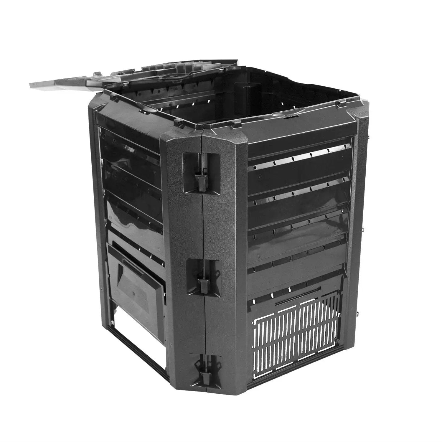 Black Composter 100-Gallon Compost Bin for Home Composting by HomePacific