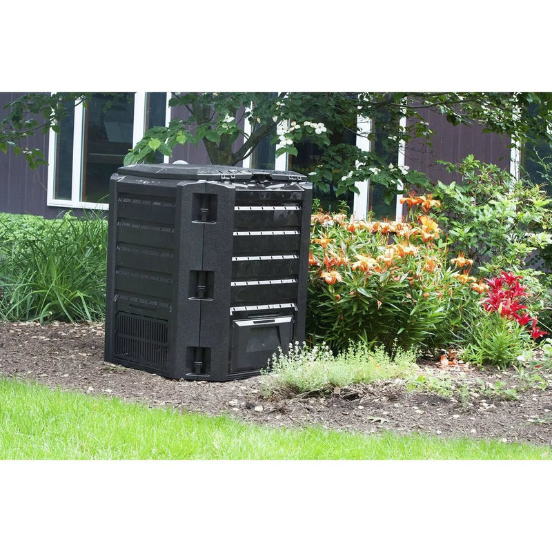 Black Composter 100-Gallon Compost Bin for Home Composting by HomePacific