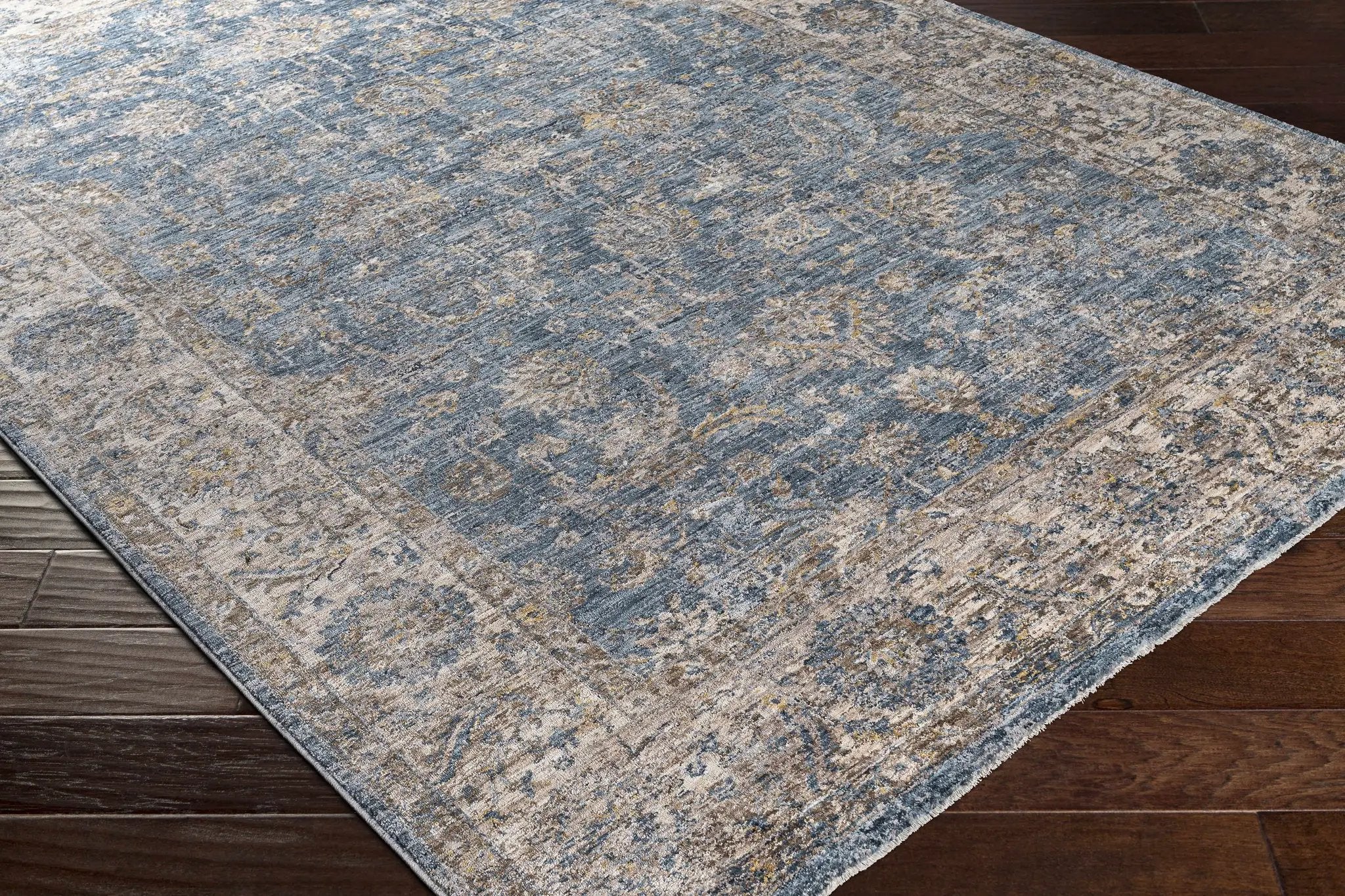 Gimli Oriental Blue Area Rug by Boutique Rugs