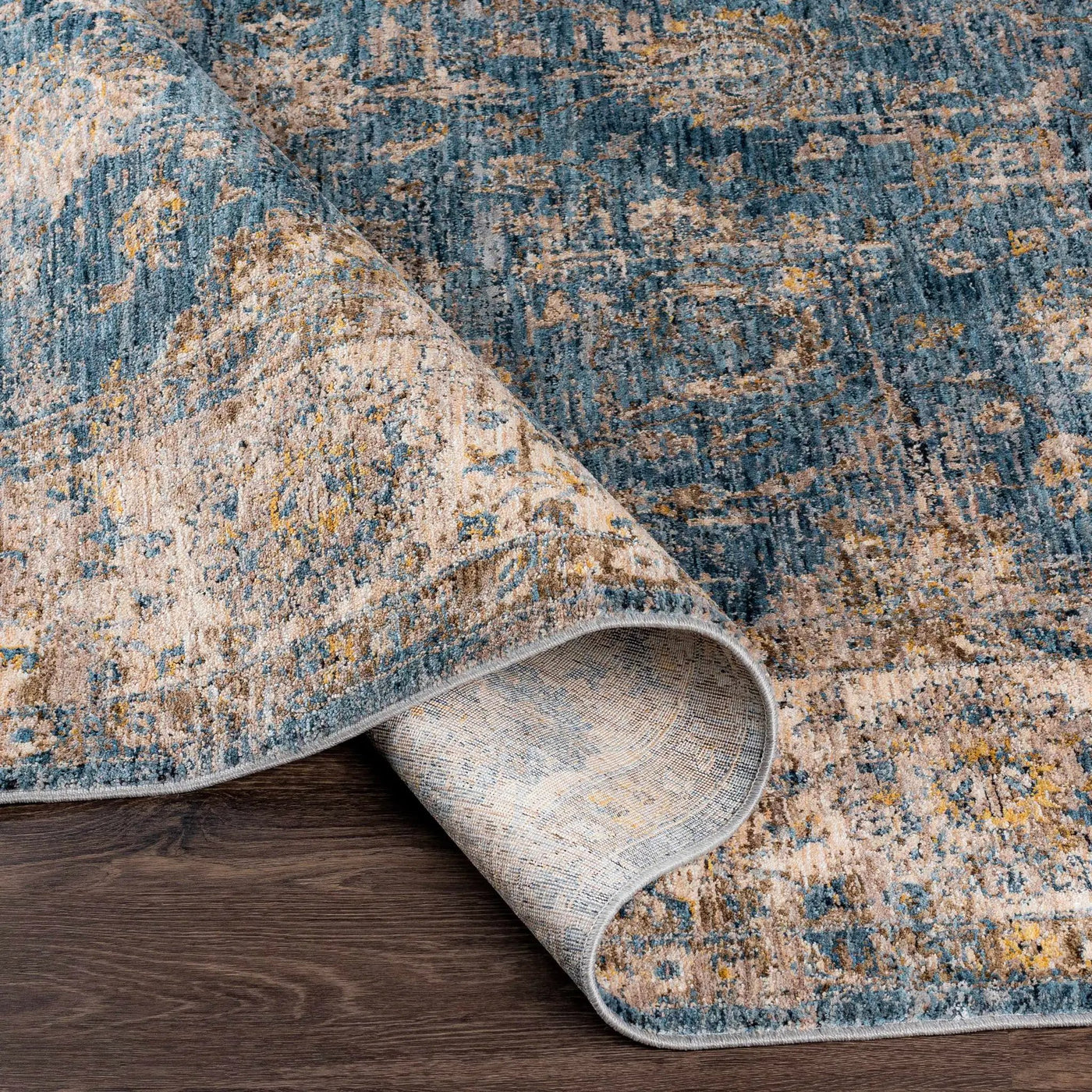 Gimli Oriental Blue Area Rug by Boutique Rugs
