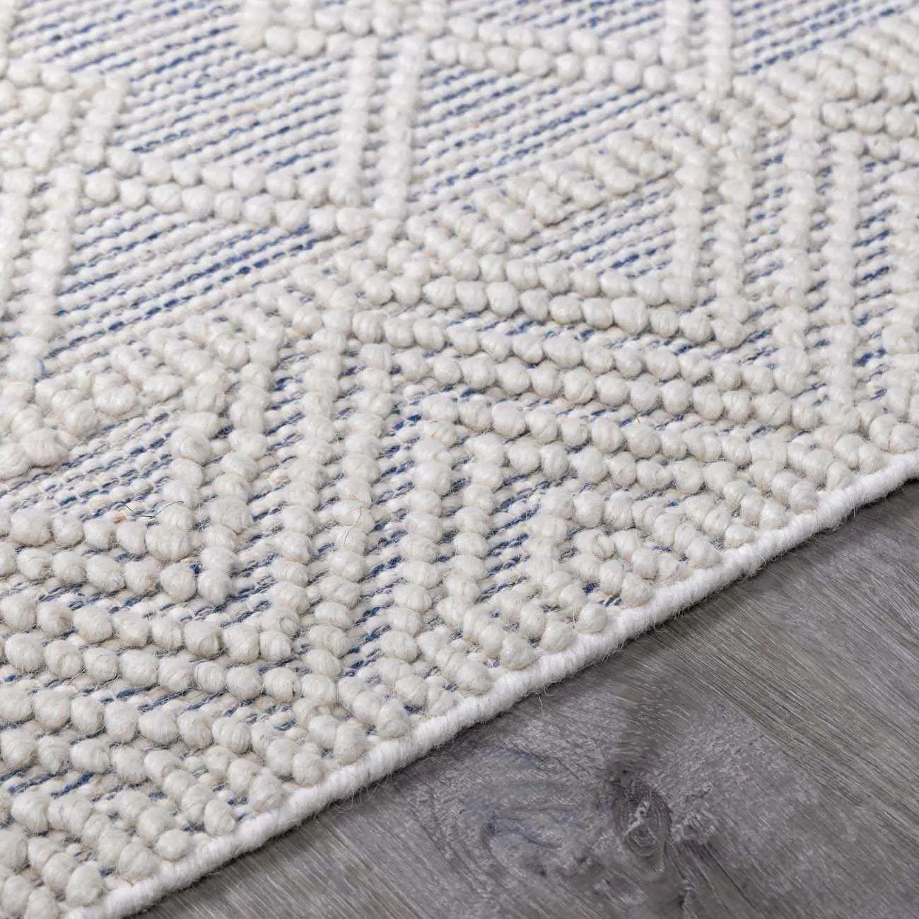 Ginter Handmade Beige Wool Rug - Clearance by Boutique Rugs