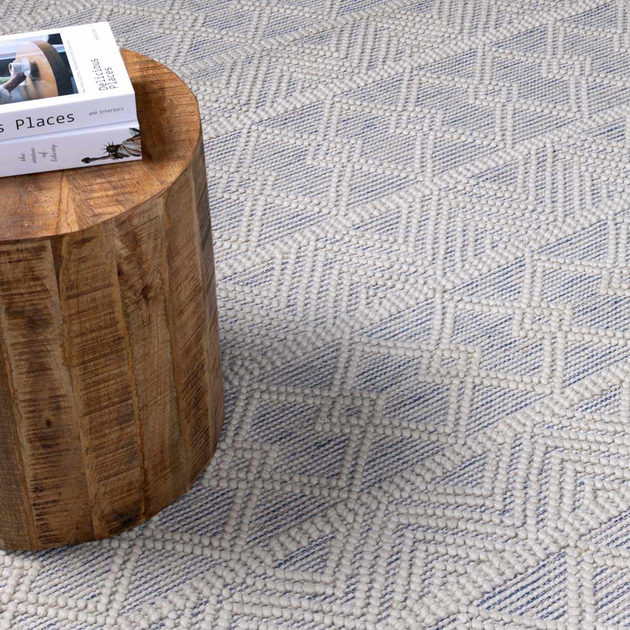 Ginter Handmade Beige Wool Rug - Clearance by Boutique Rugs