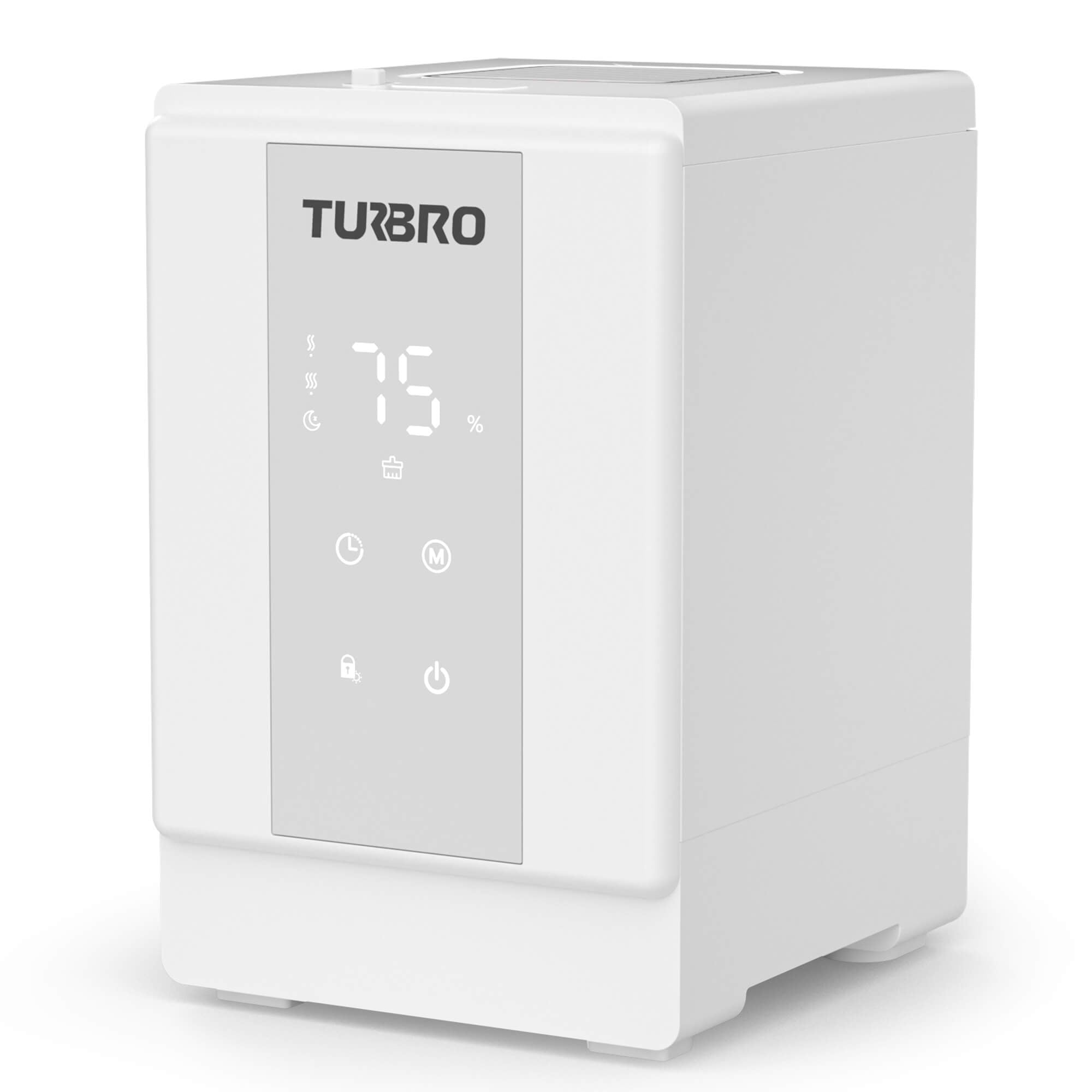 Greenland 4L Stainless Steel Steam Warm Mist Humidifier by TURBRO