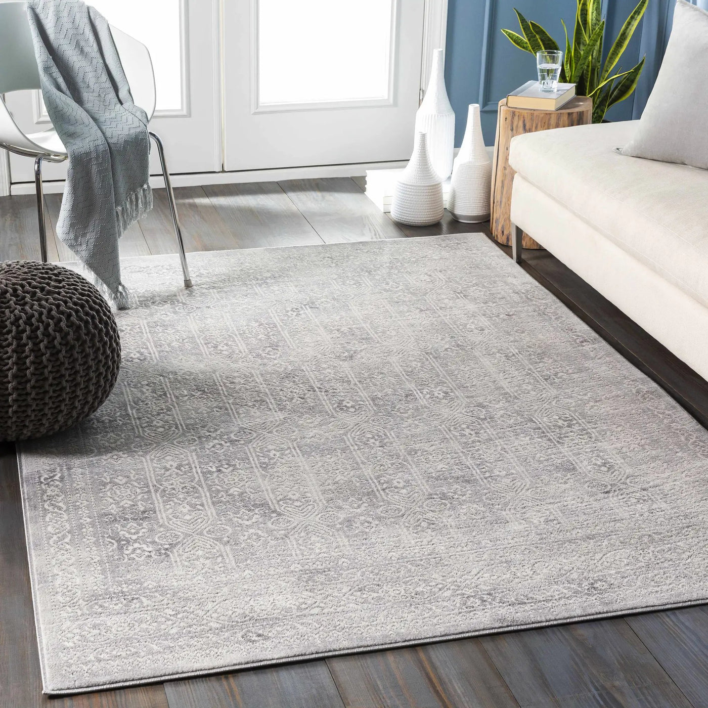 Michie Gray Area Rug by Boutique Rugs