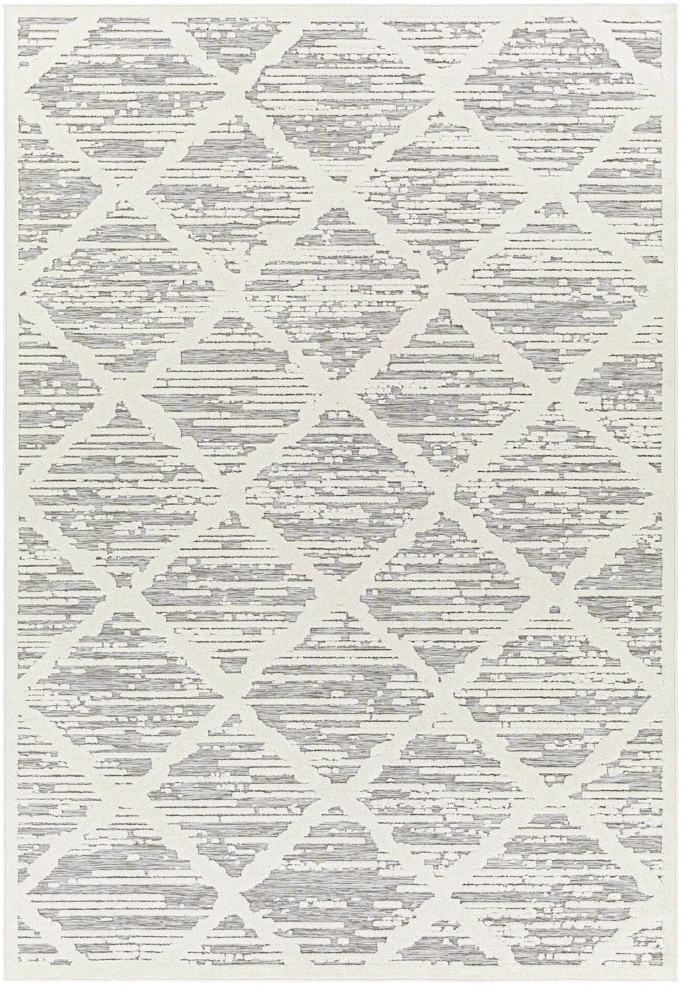 Gambang 3D Trellis Outdoor Area Rug - Clearance by Boutique Rugs