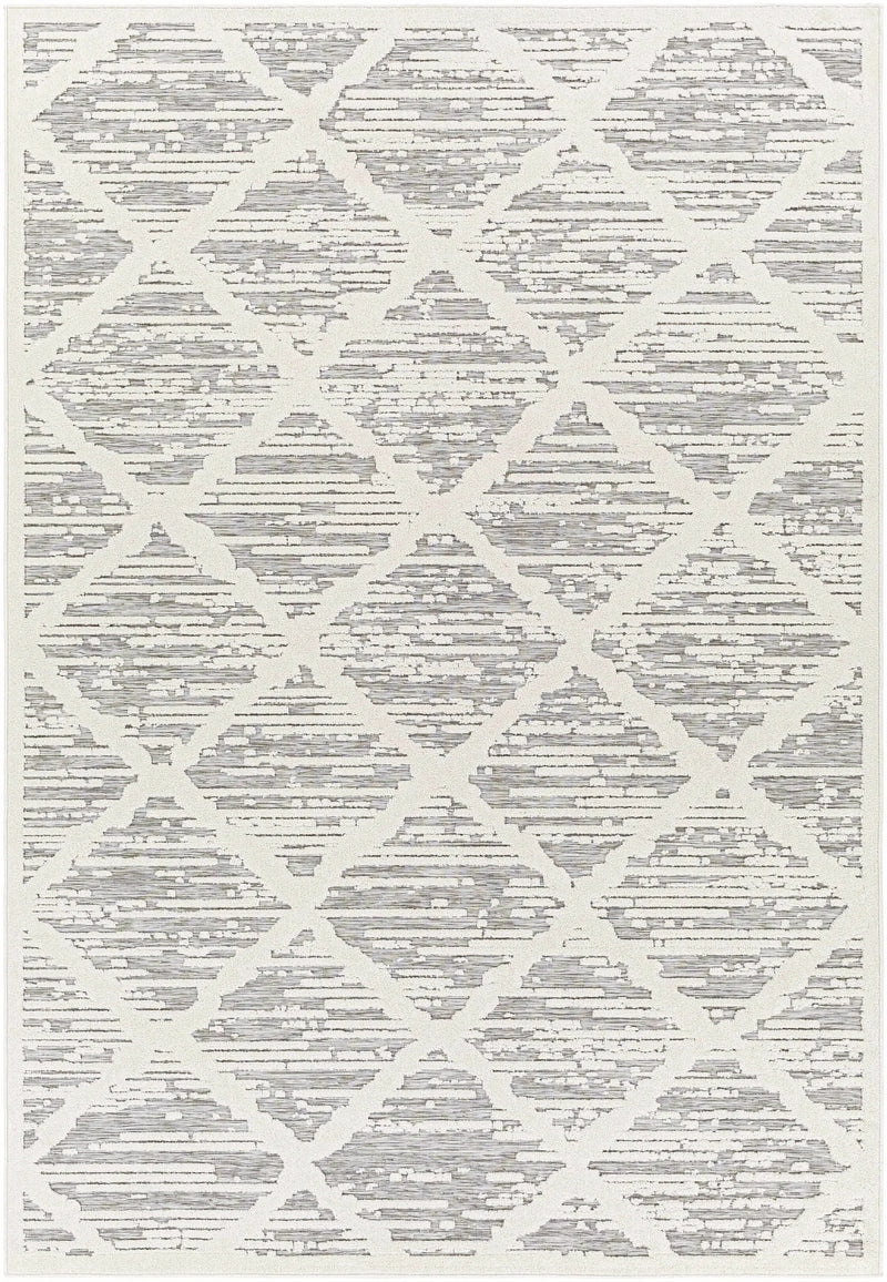 Gambang 3D Trellis Outdoor Area Rug - Clearance by Boutique Rugs