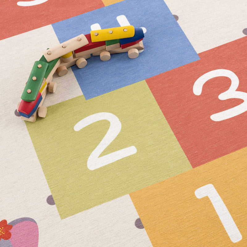 Lundy Kids Hopscotch Colorful Washable Area Rug - Clearance by Boutique Rugs