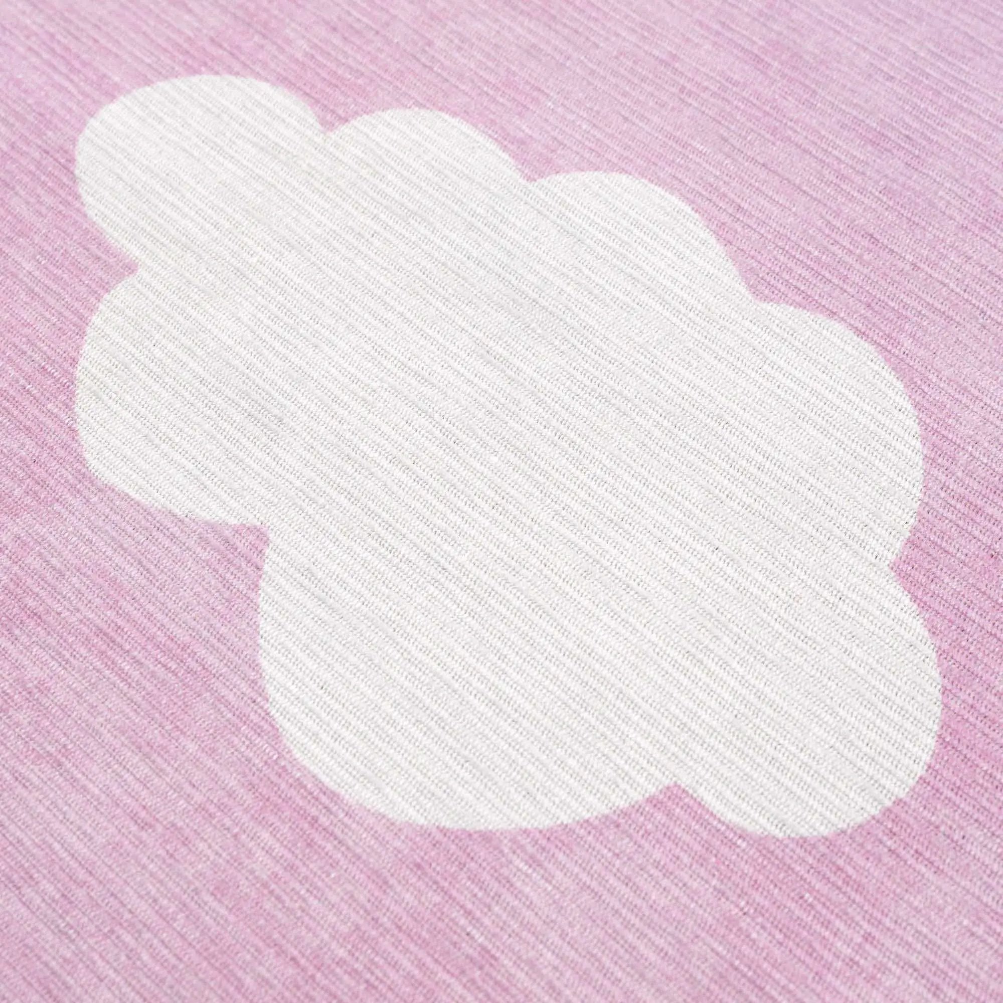 Nizar Pink Cloud Washable Kids Rug - Clearance by Boutique Rugs