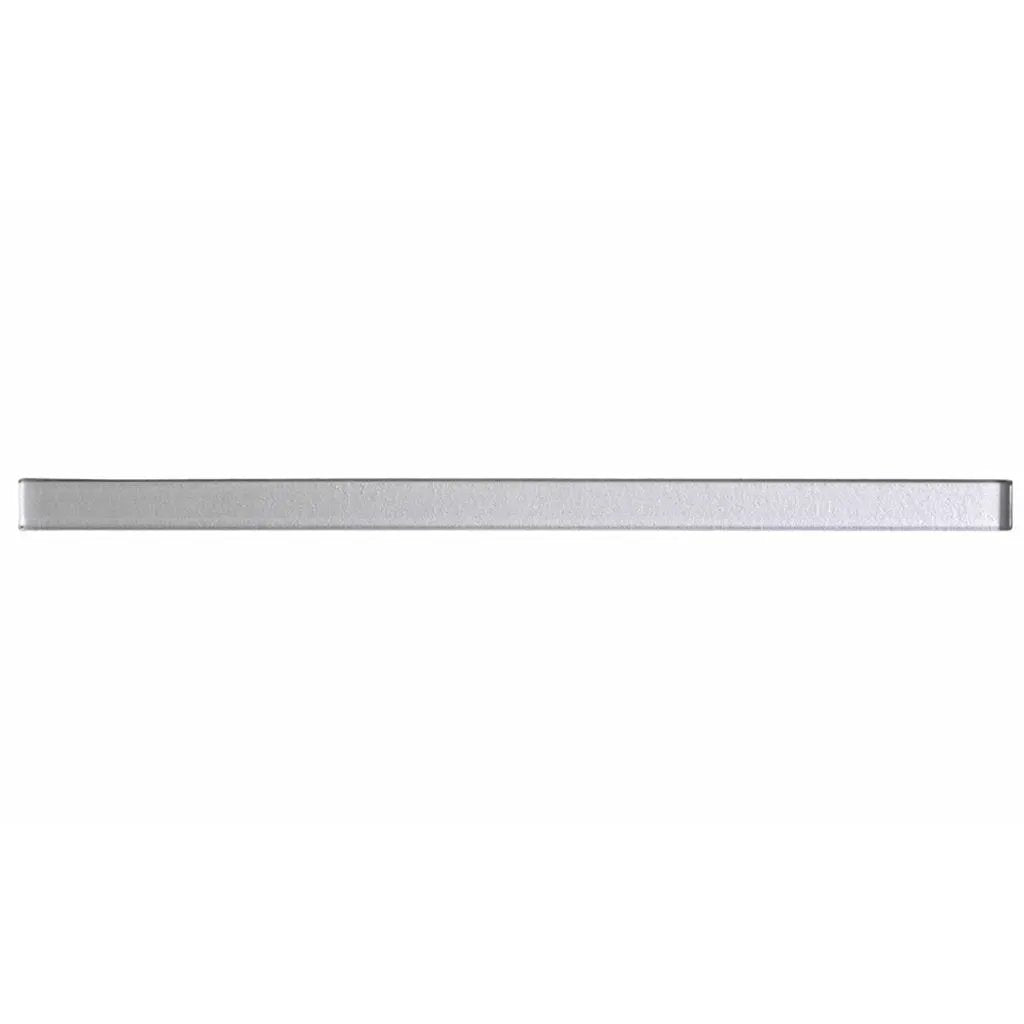 White 0.5x12 Glossy Glass Pencil Tile Trim (10 pack, 0.5 sq ft/case) by Apollo Tile