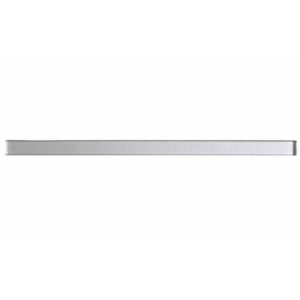 White 0.5x12 Glossy Glass Pencil Tile Trim (10 pack, 0.5 sq ft/case)