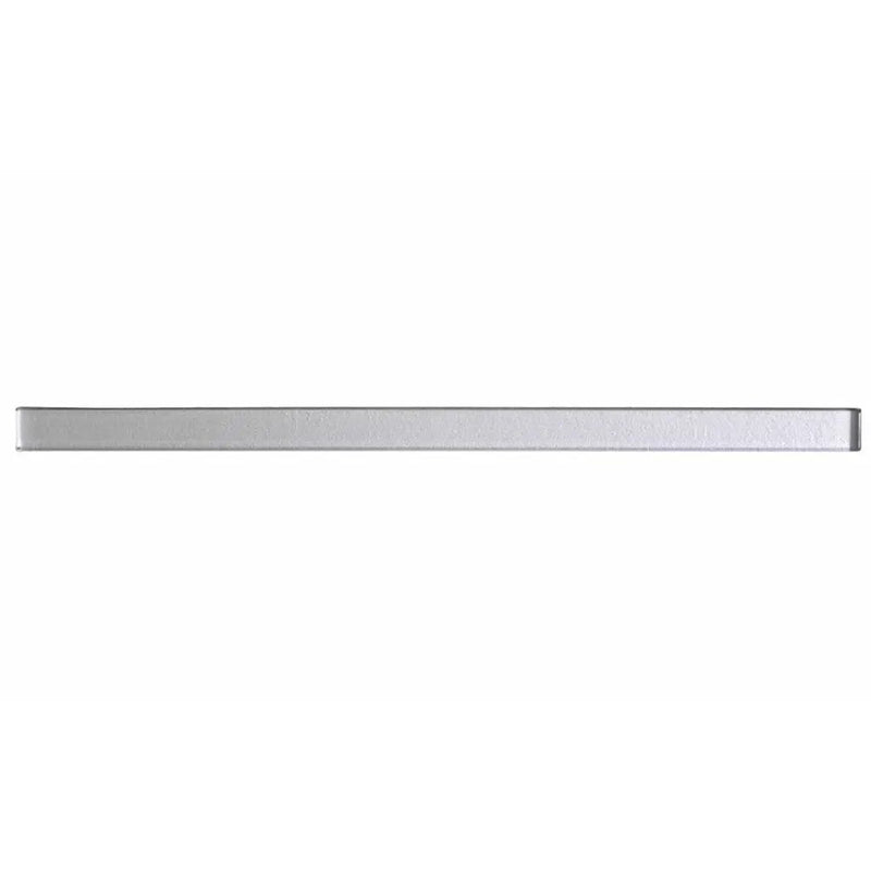 White 0.5x12 Glossy Glass Pencil Tile Trim (10 pack, 0.5 sq ft/case) by Apollo Tile