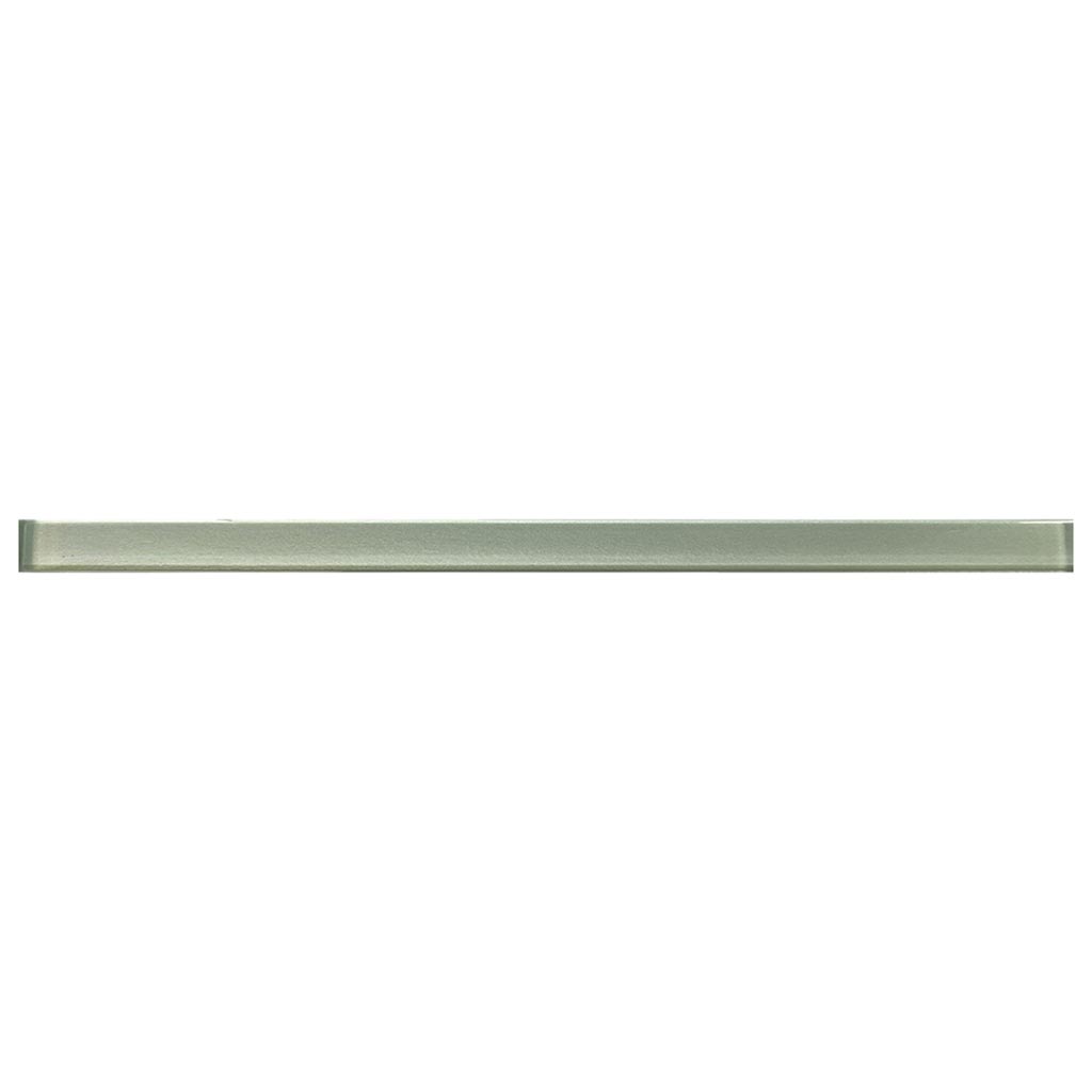 Light Green 0.5x12 Glossy Glass Pencil Tile Trim (10 pack, 0.5 sq ft/case)