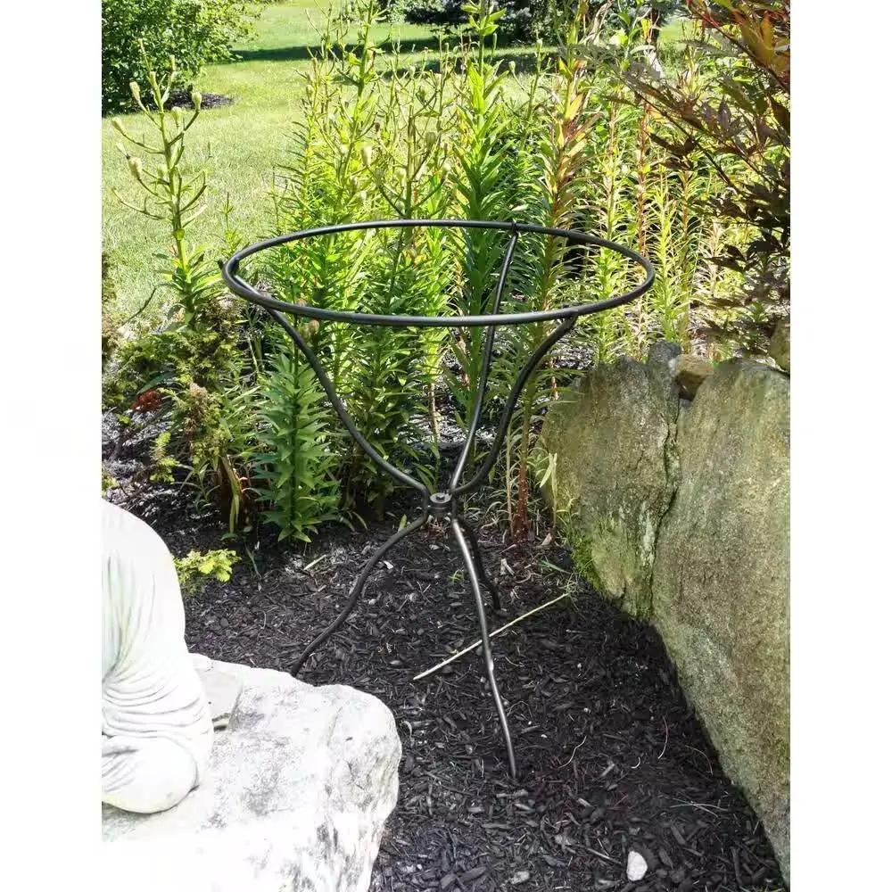 29-inch High Tripod Ring Stand for Birdbath - Bird Bath Bowl Not Included by HomePacific