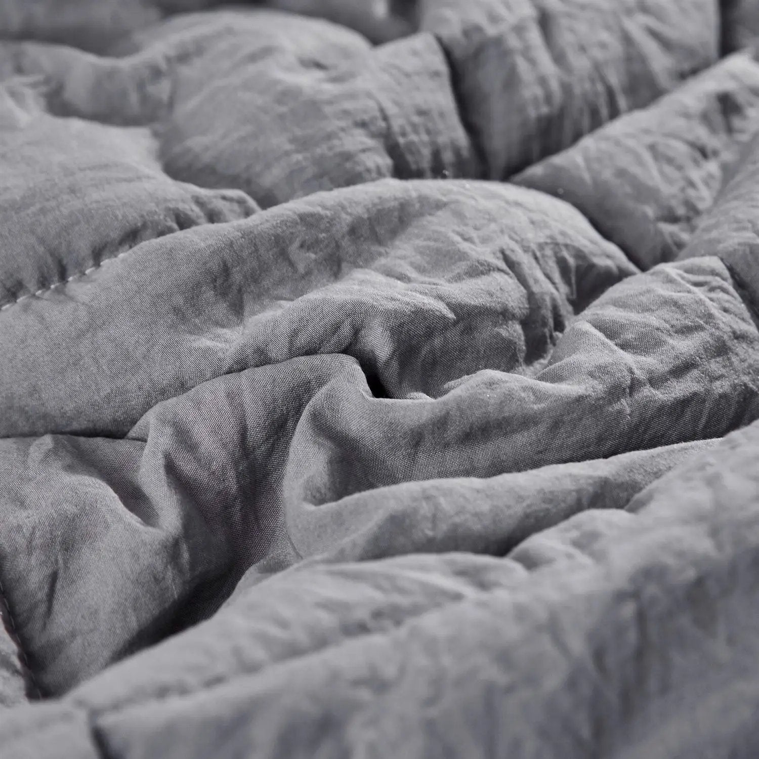 Queen Size Grey 3 Piece Microfiber Reversible Comforter Set by HomePacific