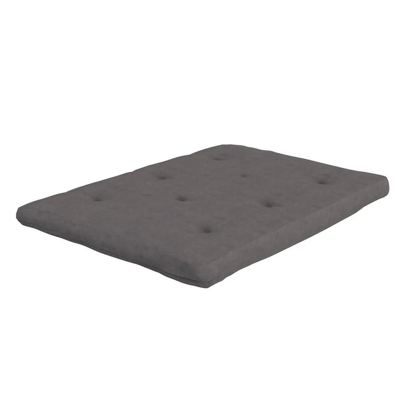 Full size 6-inch Thick Futon Mattress in Grey by HomePacific
