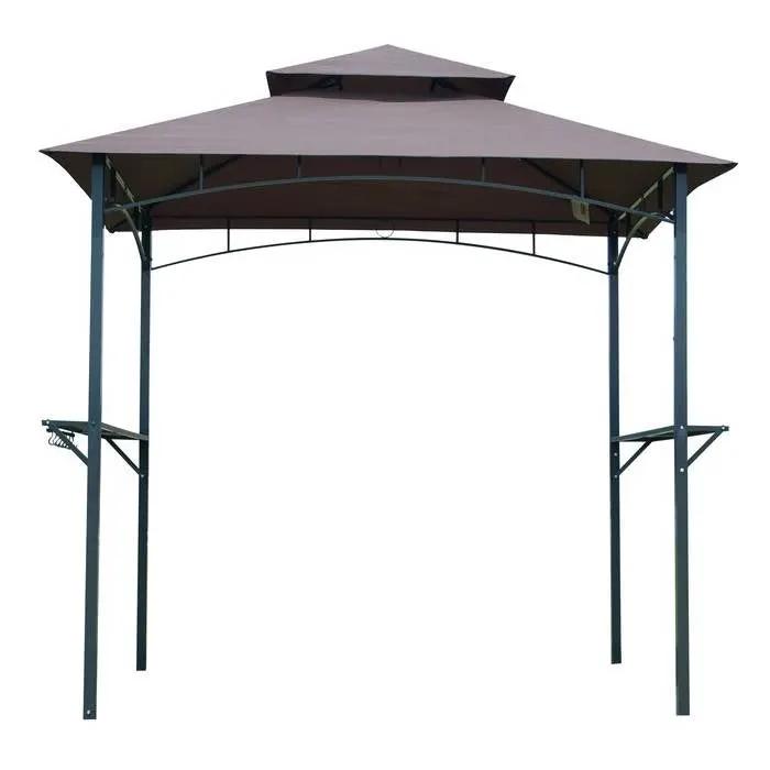8-Ft x 5-Ft Steel Frame Outdoor Grill Gazebo with Vented Canopy by HomePacific