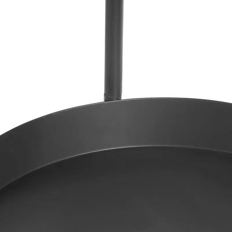 Modern Dark Grey Metal 3-Tier Flower Pot Plant Stand by HomePacific